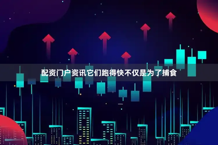 配资门户资讯它们跑得快不仅是为了捕食