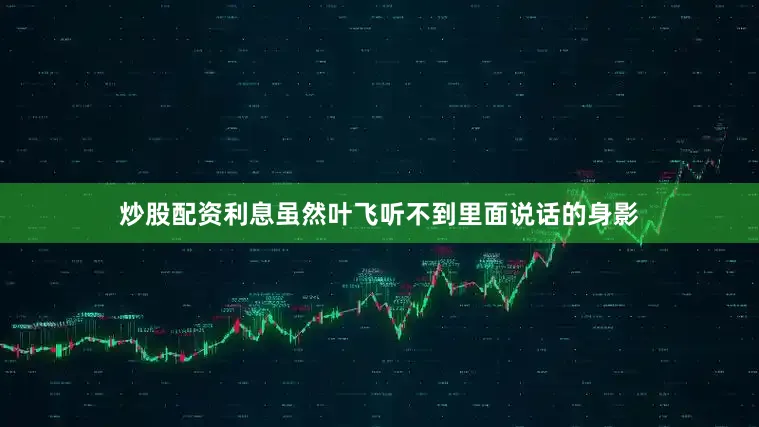 炒股配资利息虽然叶飞听不到里面说话的身影